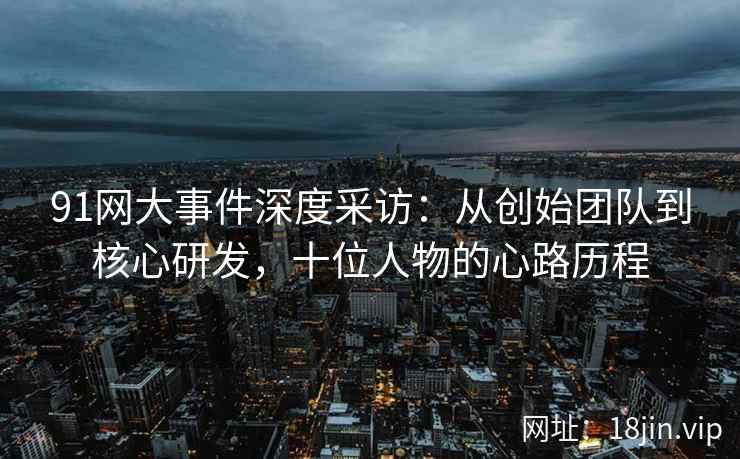 91网大事件深度采访：从创始团队到核心研发，十位人物的心路历程