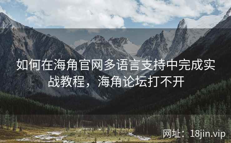 如何在海角官网多语言支持中完成实战教程，海角论坛打不开
