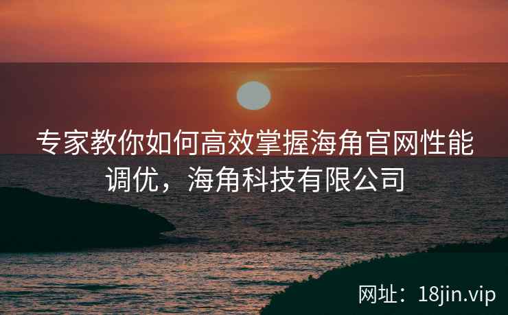 专家教你如何高效掌握海角官网性能调优，海角科技有限公司
