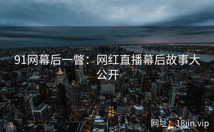 91网幕后一瞥：网红直播幕后故事大公开